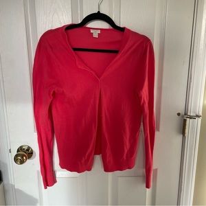 J.Crew Factory Pink Cardigan